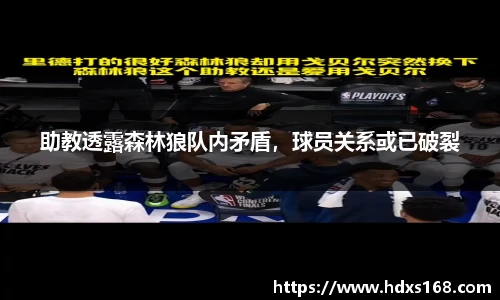 助教透露森林狼队内矛盾，球员关系或已破裂
